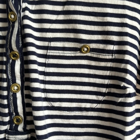 H&M Striped Henley Maternity Top - Picture 3 of 9